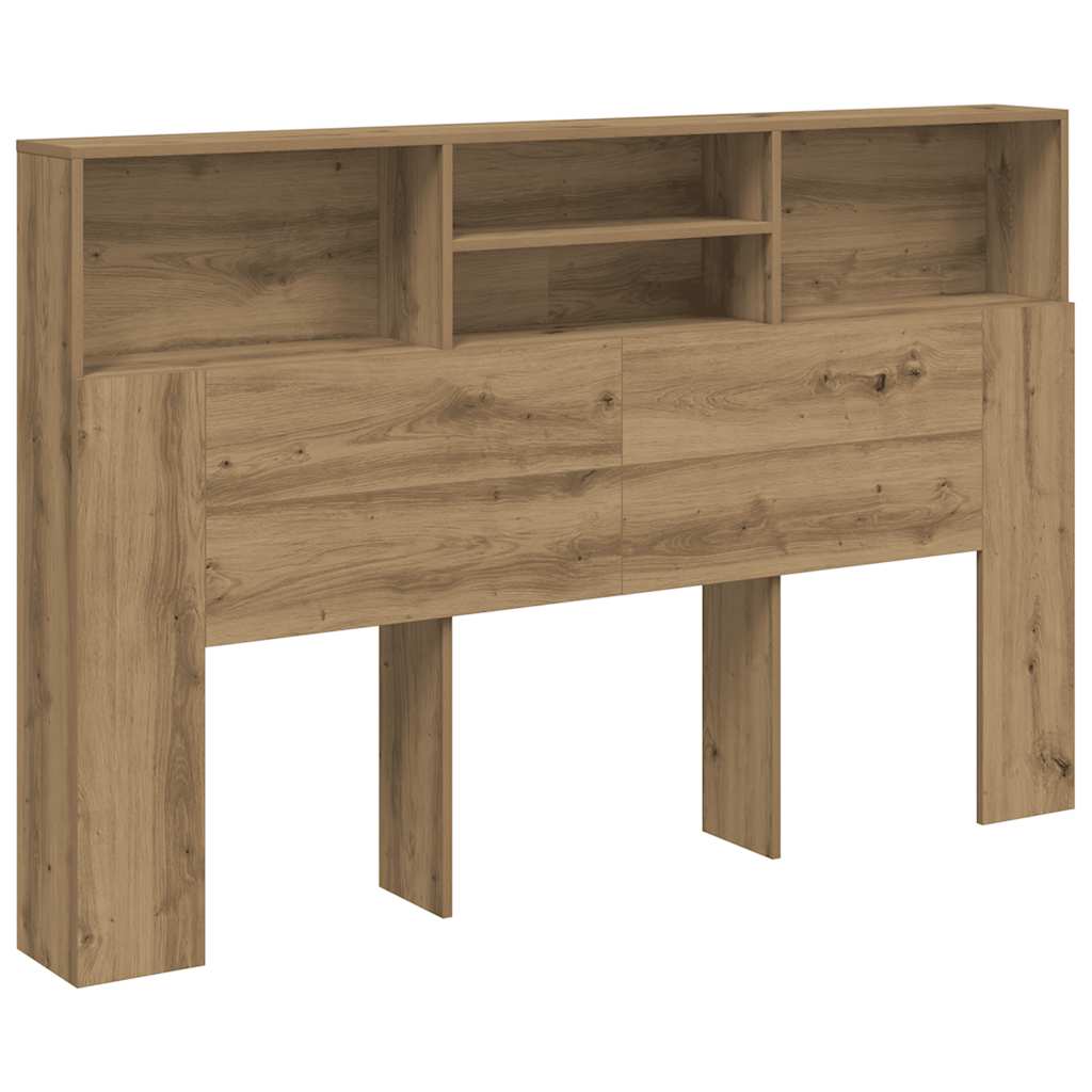Bett-Kopfteil mit Ablagen Weiß 100x19x103,5 cm
