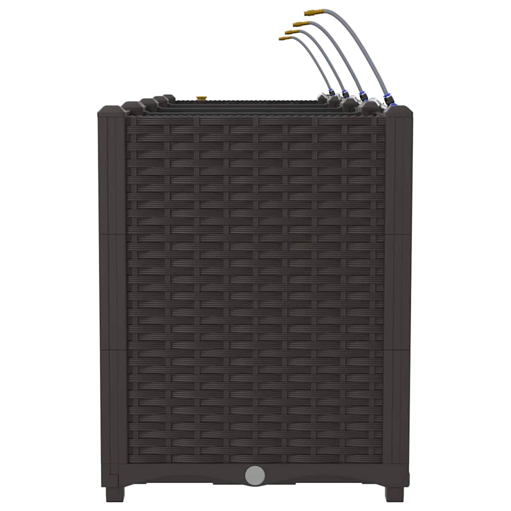 Garten-Pflanzgefäß 4 Stk. Braun 160 x 40 x 22 cm PP