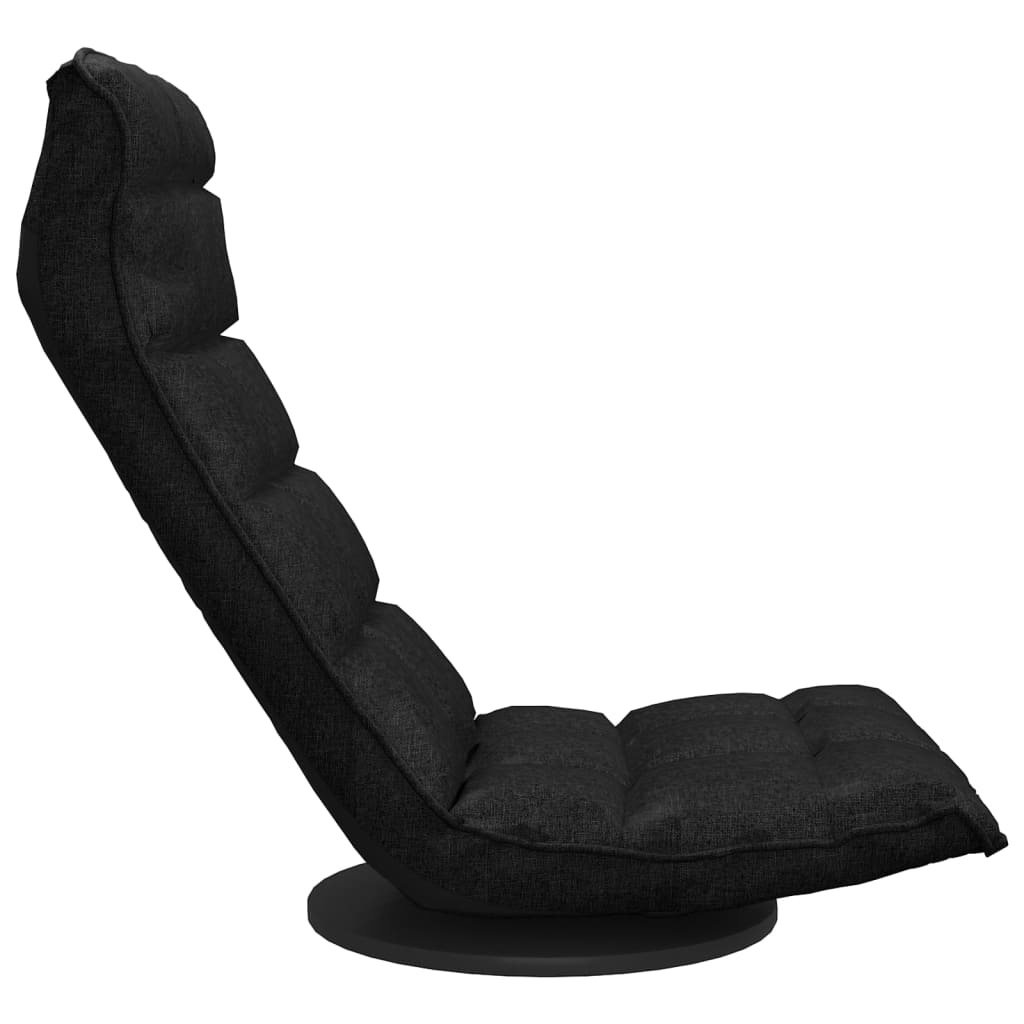 Bodenstuhl Drehbar Dunkelgrün 70x51x79 cm Stoff