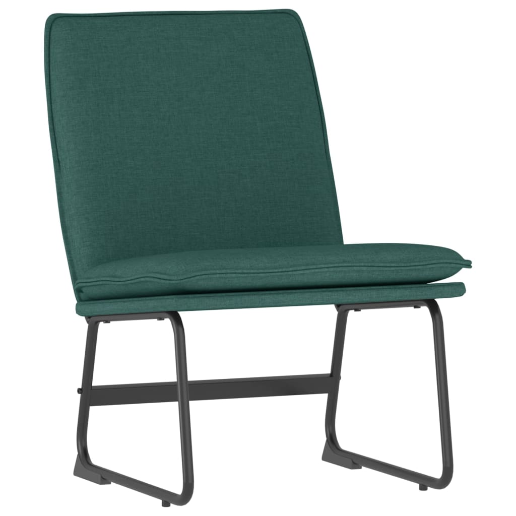 Loungesessel Hellgrau 52x75x76 cm Stoff