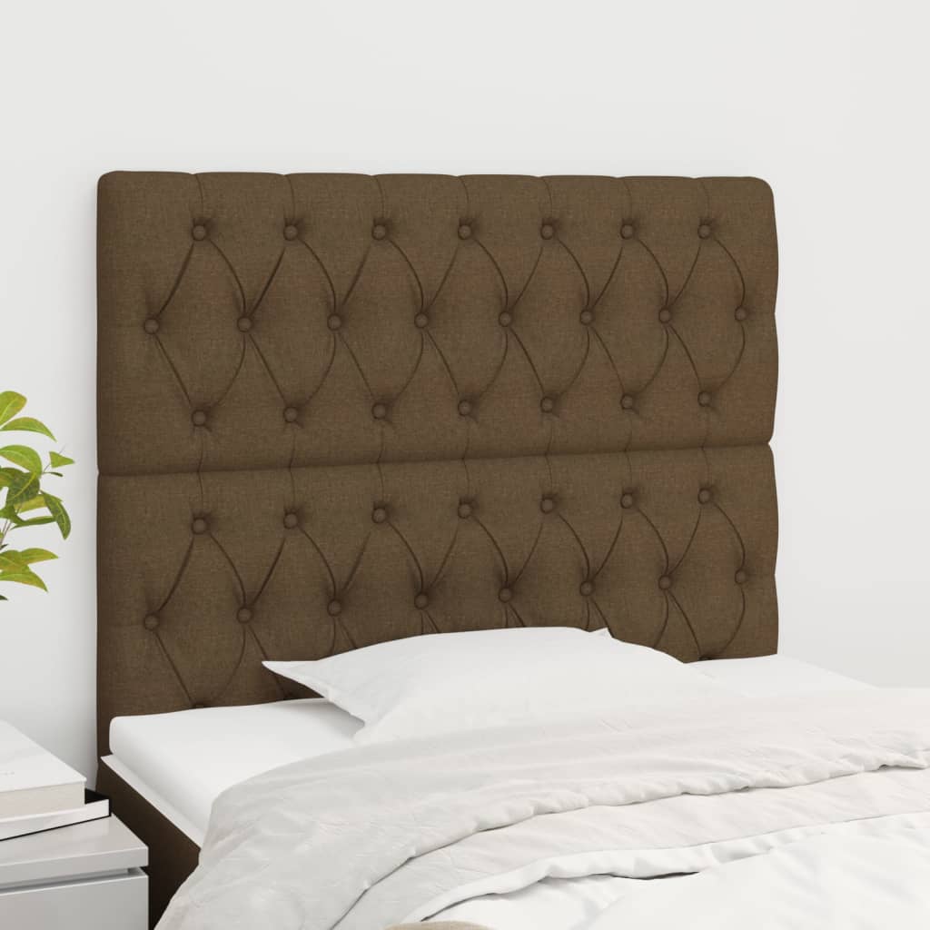 Kopfteil Hellgrau 80x7x118/128 cm Stoff
