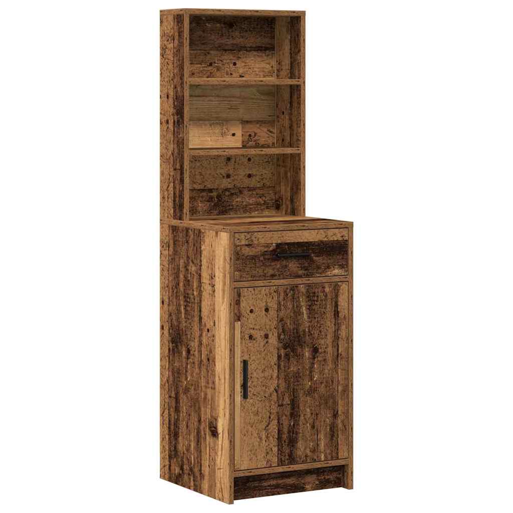 Schminktisch mit Spiegelbeleuchtung 2 pcs Weiß Holzwerkstoff
