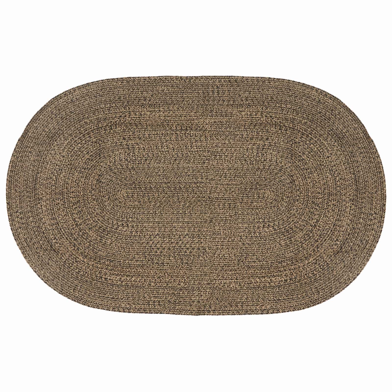 Bereichsteppiche Weiß 100 x 152 cm Jute