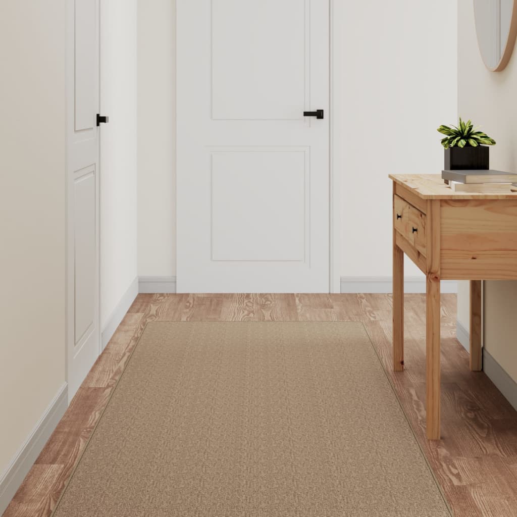 Teppichläufer Sisal-Optik Platina 50x100 cm