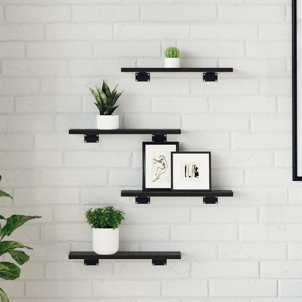 Bücherregal-Bretter 4 Stk. Weiß 40x10x1,5 cm Holzwerkstoff