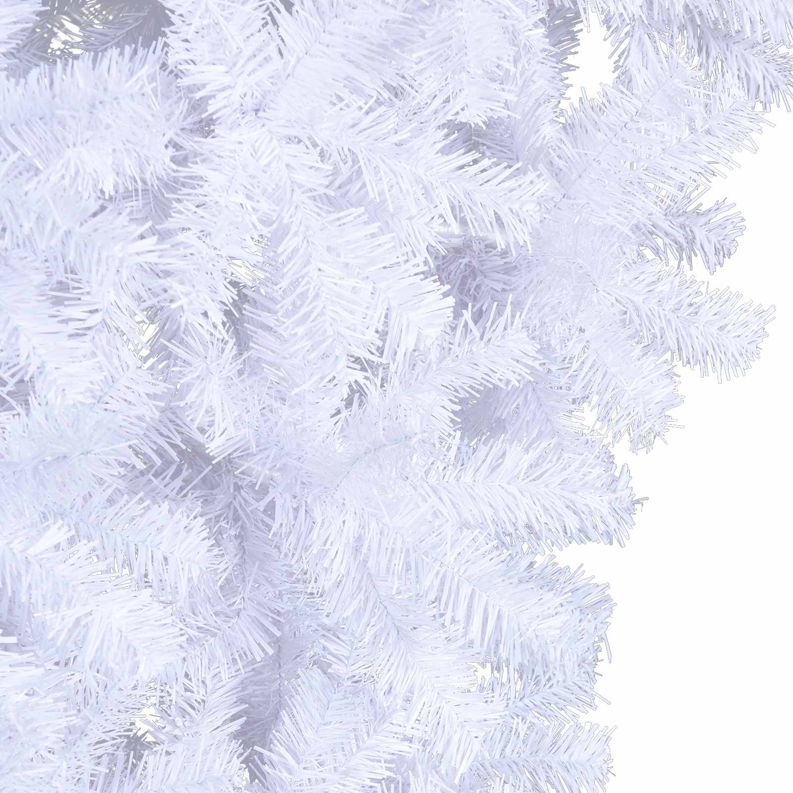 Künstlicher Weihnachtsbaum Weiß 180 cm PVC und Stahl