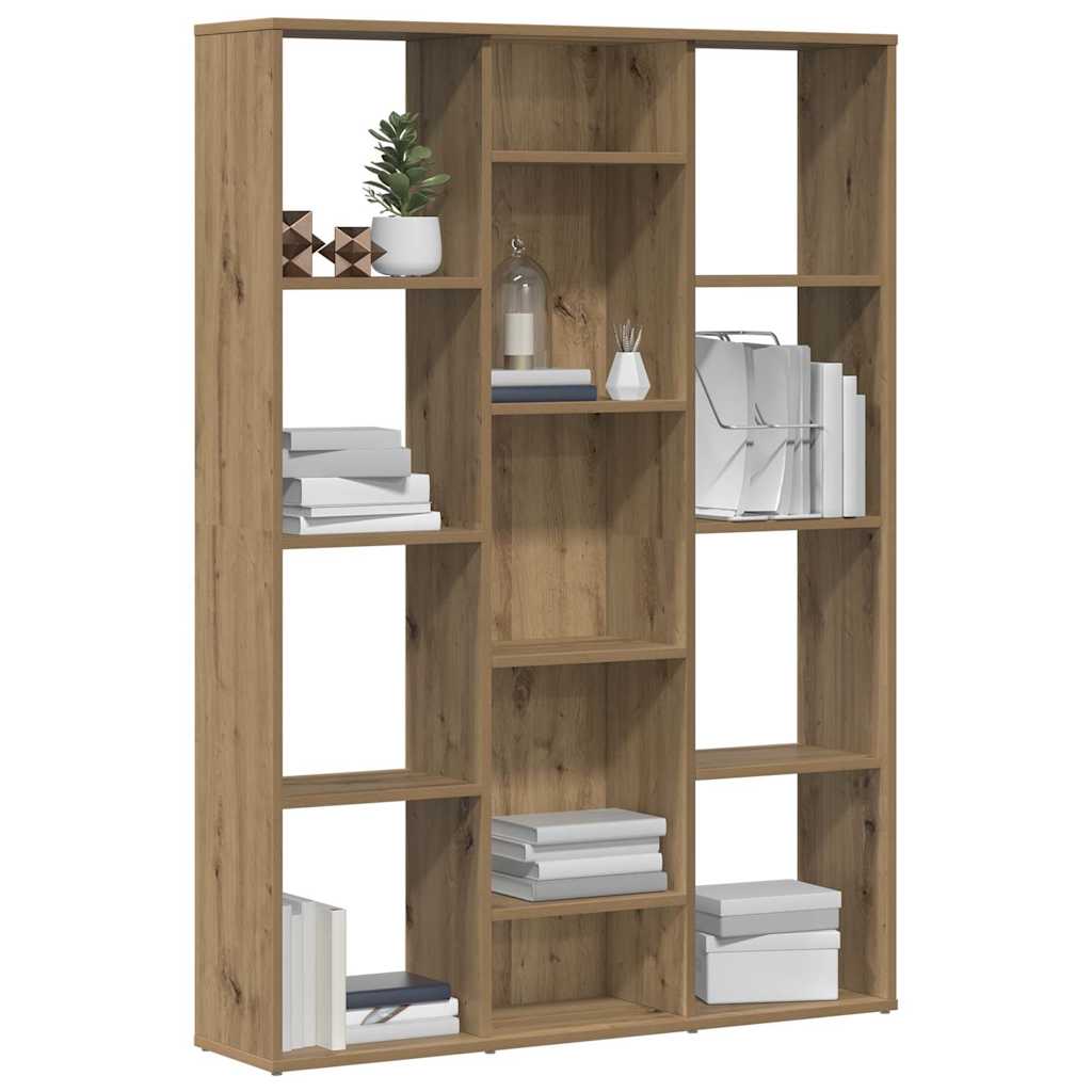 Raumteiler/Bücherregal Weiß 100x24x140 cm Holzwerkstoff
