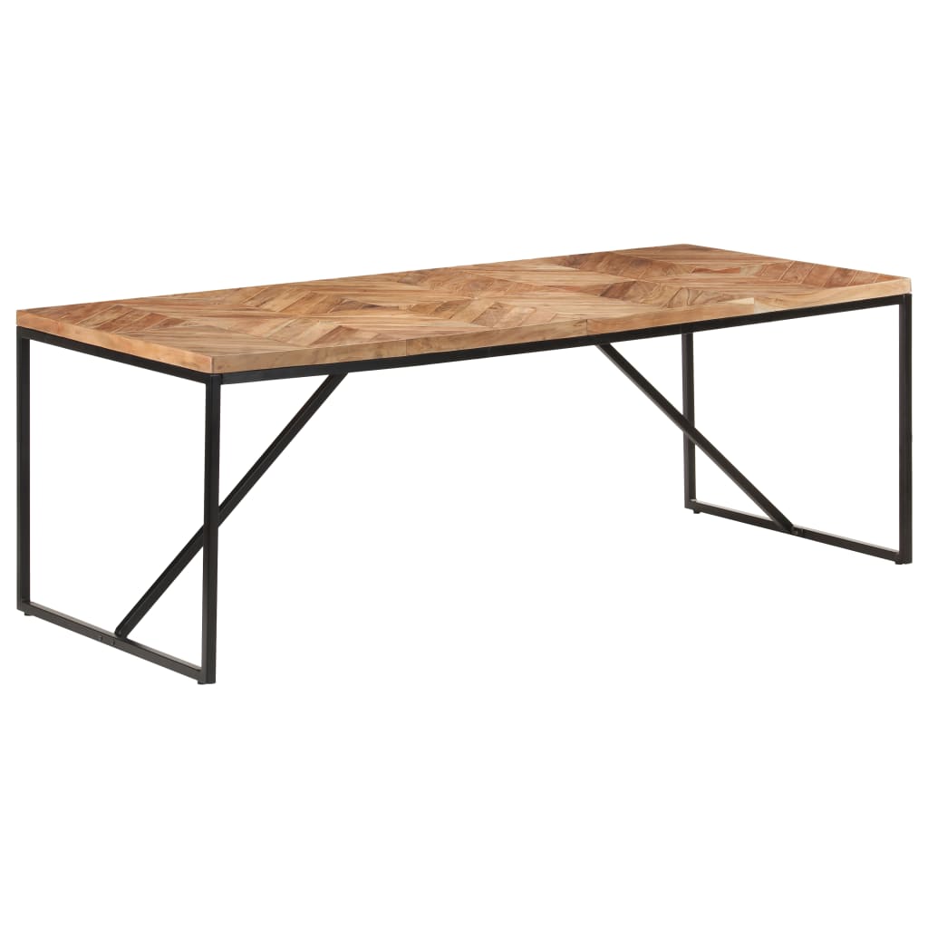 Esstisch 140x70x76 cm Massivholz Akazie und Mango
