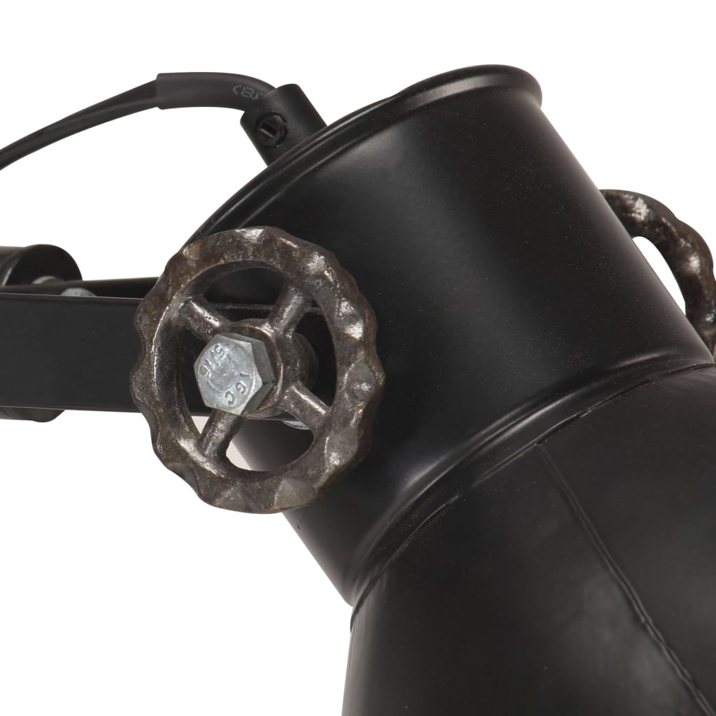 Stehlampe 2-flammig Silbern E27 Gusseisen
