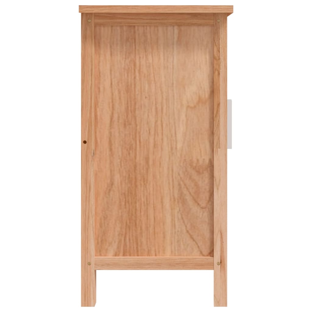 Badschrank 42x29x82 cm Massivholz Nussbaum