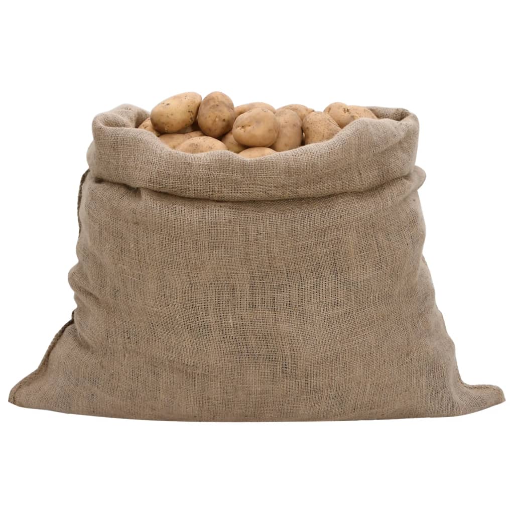 Jutesäcke 5 Stück 60 x 105 cm 100 % Jute 220 g/m²