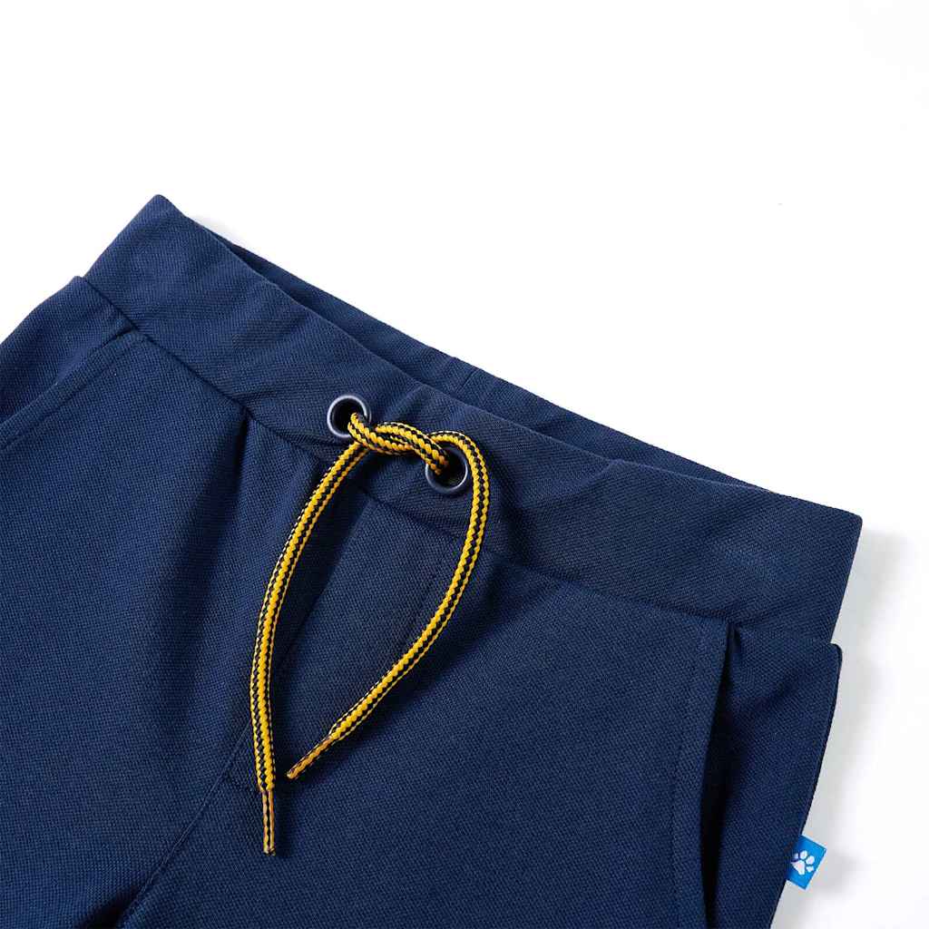 Kinderhose mit Kordelzug Marineblau 128