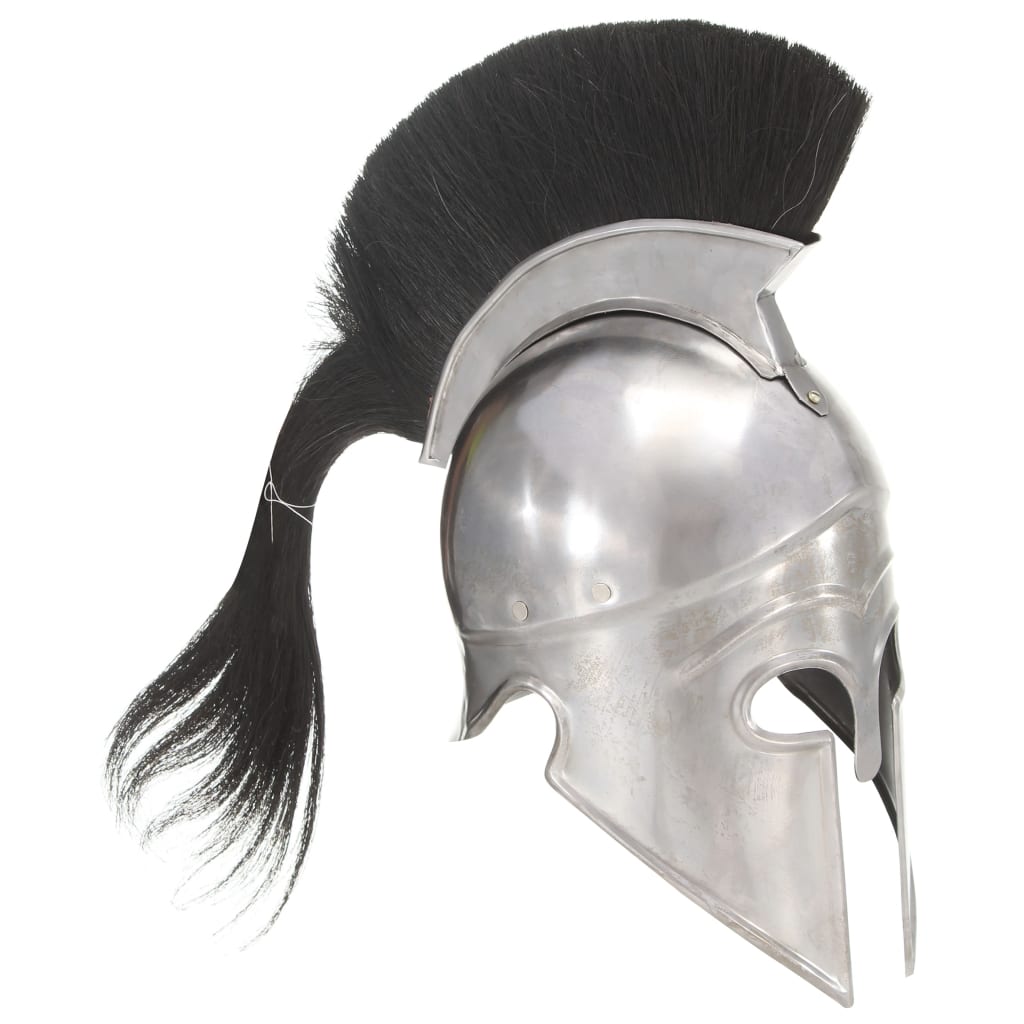 Preußische Pickelhaube Antik Replik für LARP Schwarz Stahl