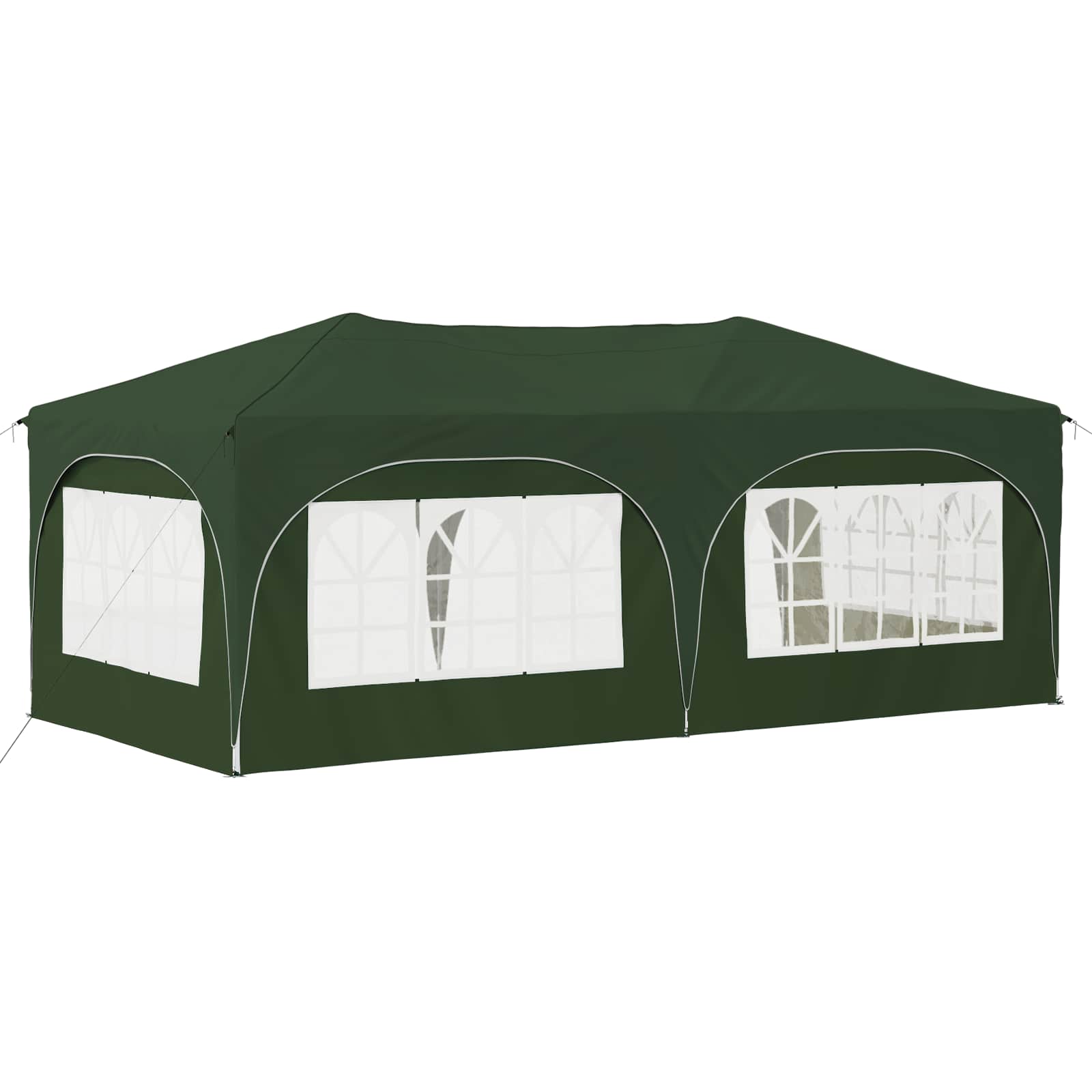 Pop-up Partyzelt 575 x 288 x 245 cm Creme Oxford-Stoff