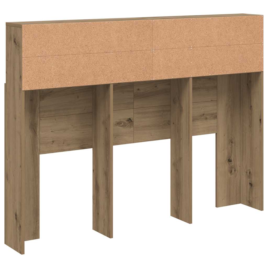Bett-Kopfteil mit Ablagen Weiß 100x19x103,5 cm