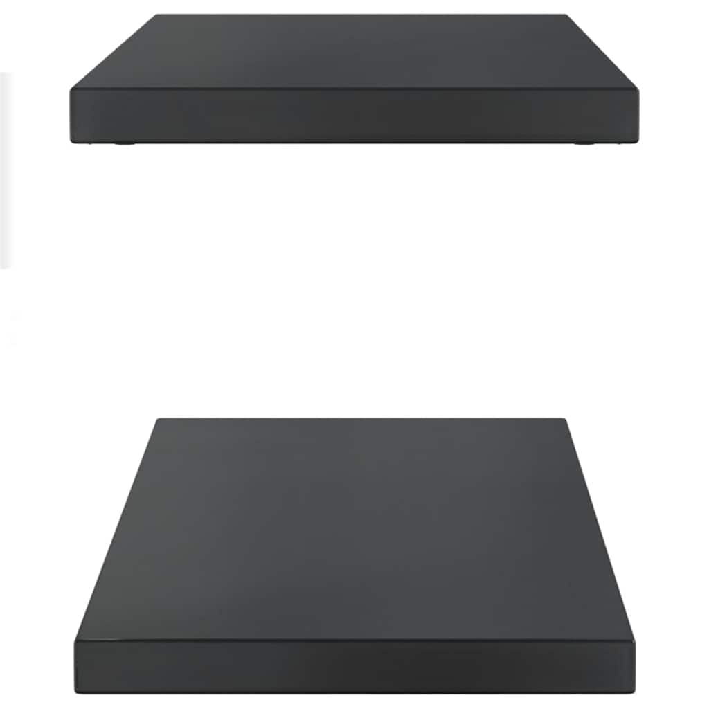 Wandregale 2 Stk. 100x40 cm Silbern Edelstahl