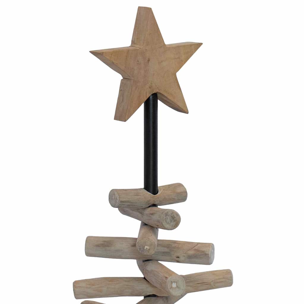 Weihnachtsbaum mit Ständer Braun 60 cm Massivholz Teak