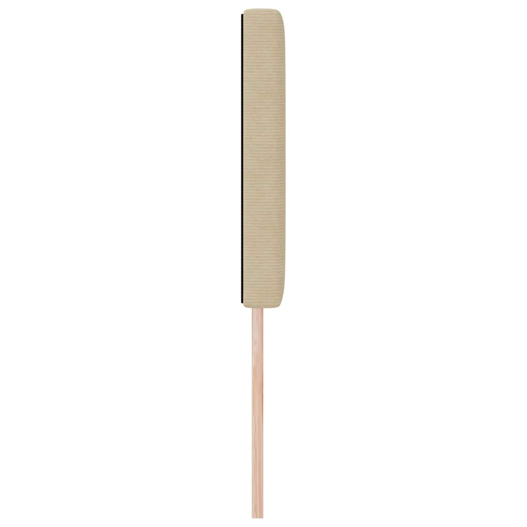 Kopfteil Hellgrau 80 cm Cordstoff
