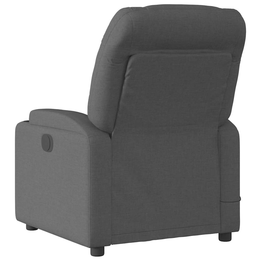 Relaxsessel Elektrisch Dunkelgrau Stoff
