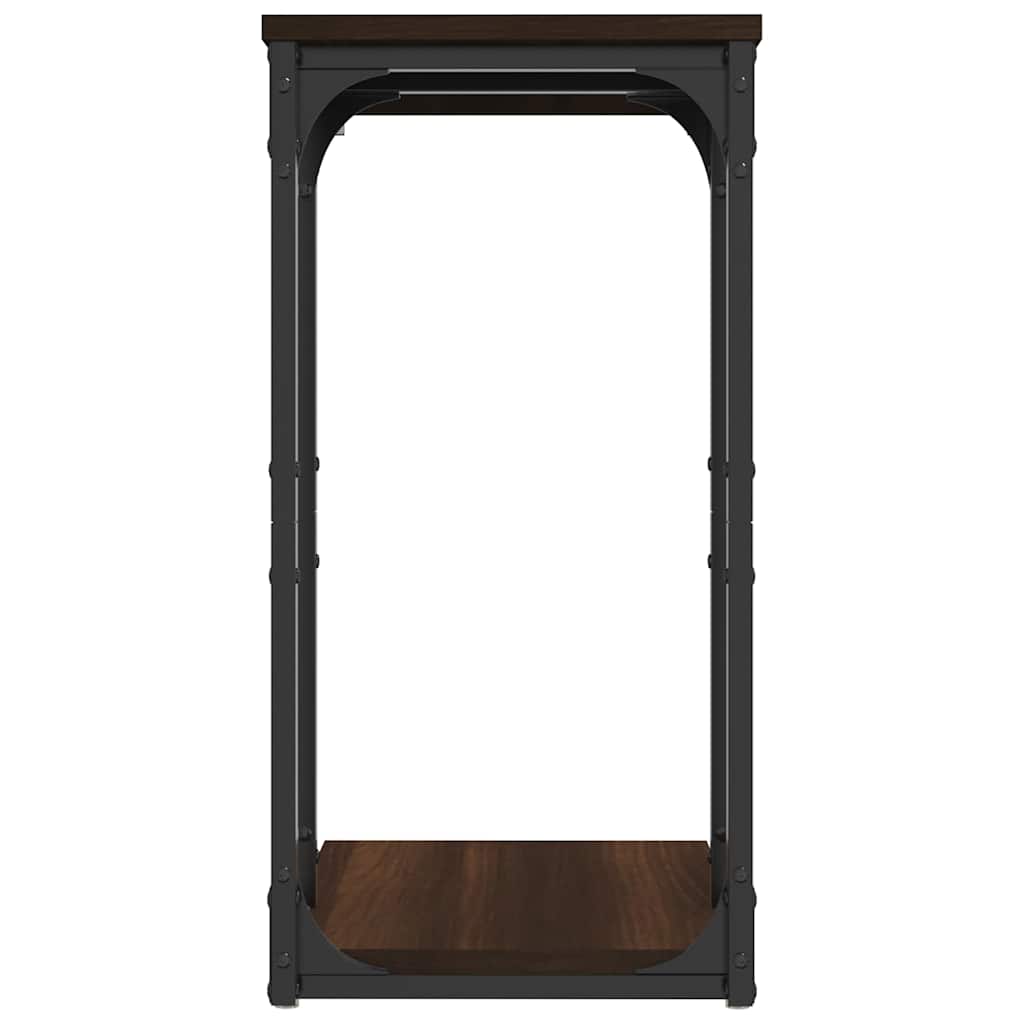 Beistelltisch Schwarz 50x35x52 cm Holzwerkstoff