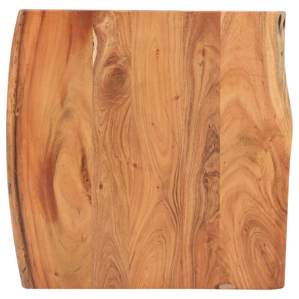 Bistrotisch Rund Ø60x75 cm Raues Mangoholz