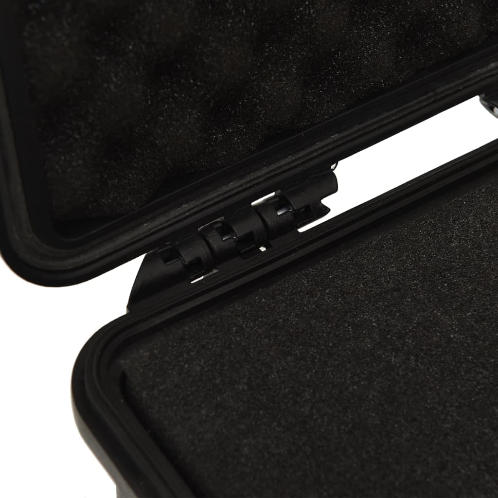 Koffer für Flugreise Tragbar Schwarz 46,5x21,5x17,5 cm PP
