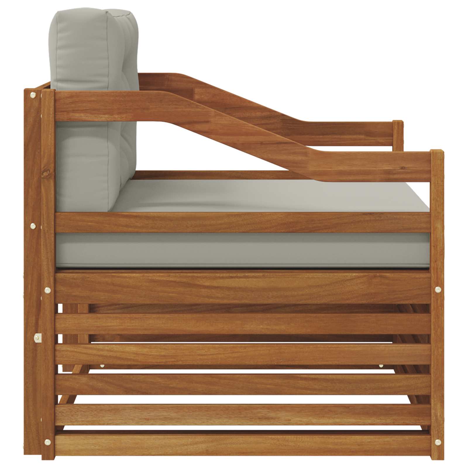 2 Stück Outdoor-Sofa Natur