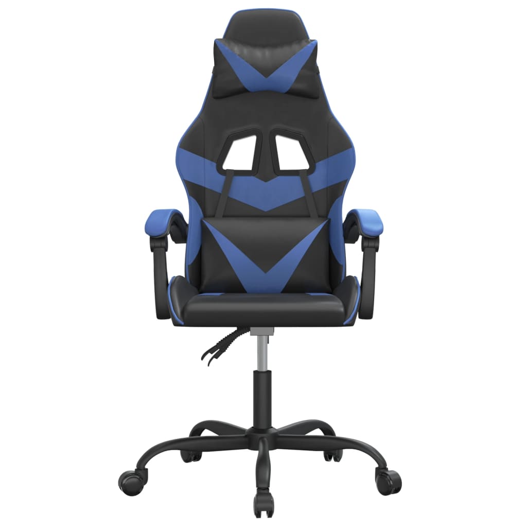 Gaming-Stuhl Drehbar Schwarz und Rot Kunstleder
