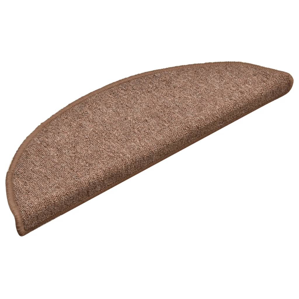 Stufenmatten 15 Stk. 56x17x3 cm Anthrazit Halbrund