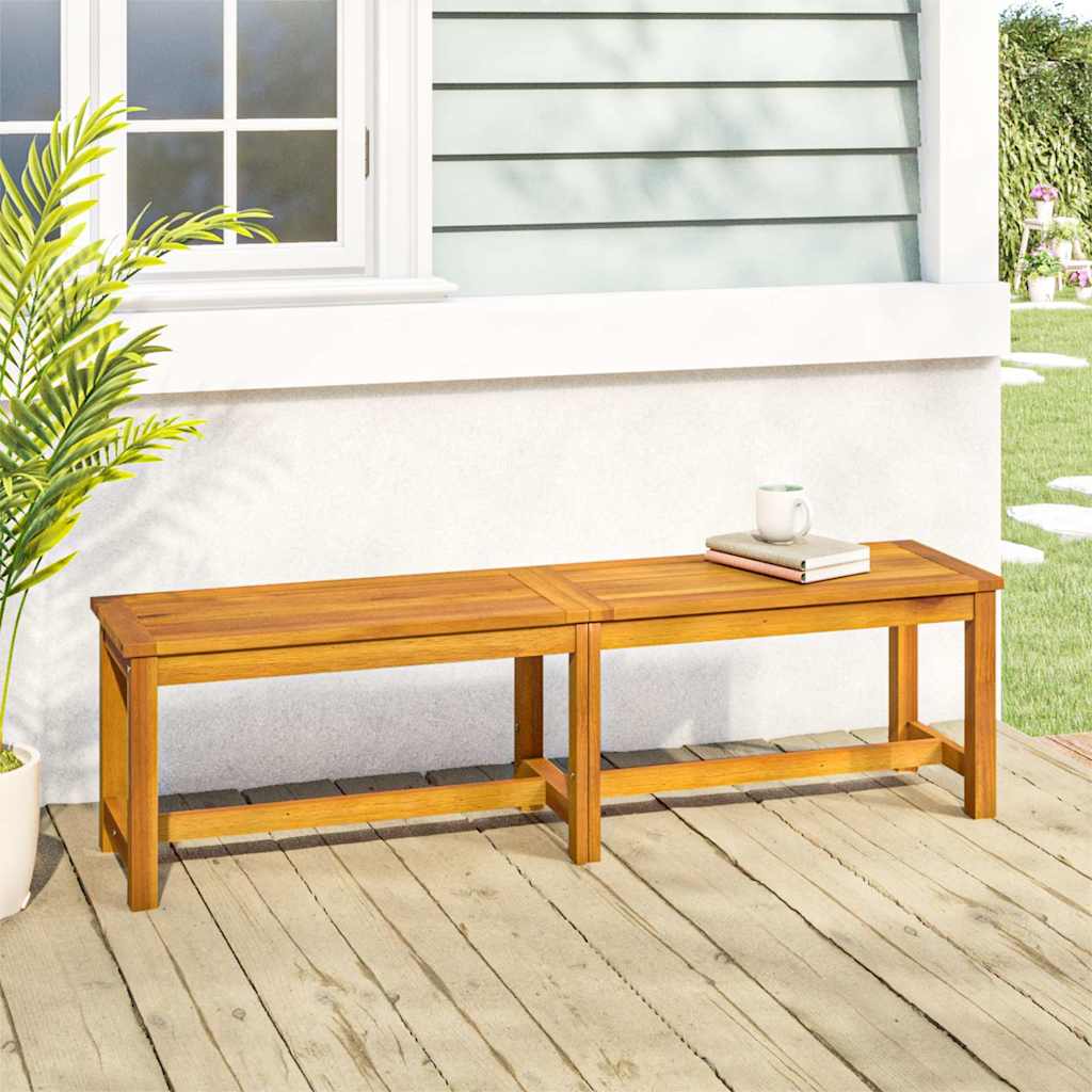 Gartenbank 110x35x45 cm Massivholz Akazie