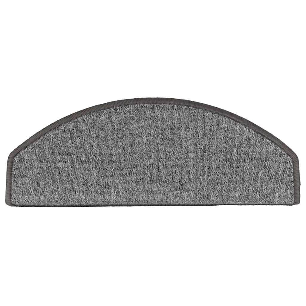 Stufenmatten 15 Stk. 56x17x3 cm Anthrazit Halbrund