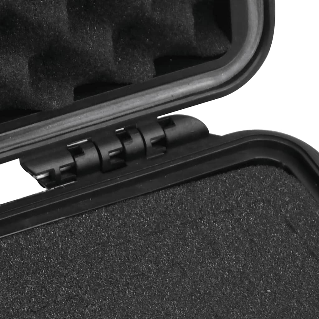 Koffer für Flugreise Tragbar Schwarz 46,5x21,5x17,5 cm PP