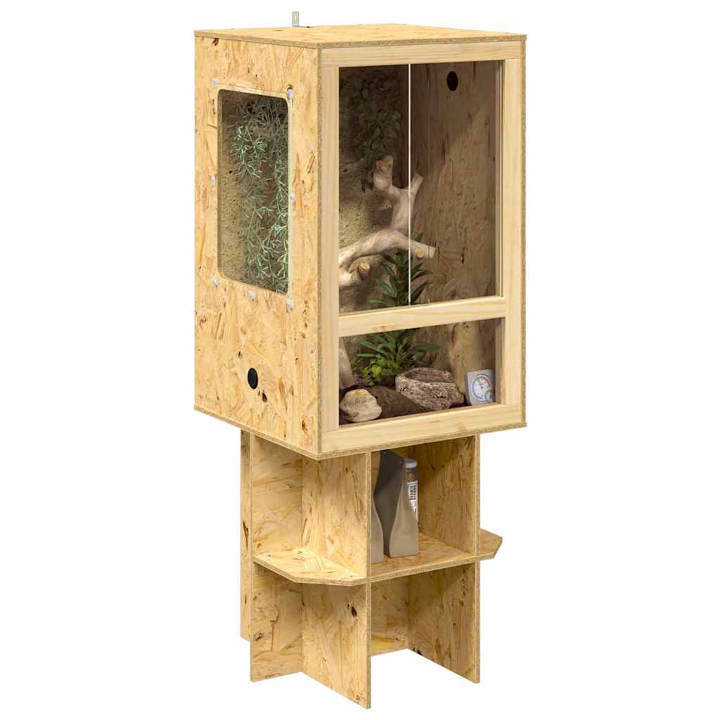 Terrarium Braun 50 x 50 x 100 cm OSB