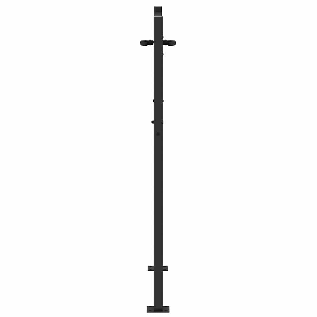 Gartentor 100x75 cm Cortenstahl Bambus-Design