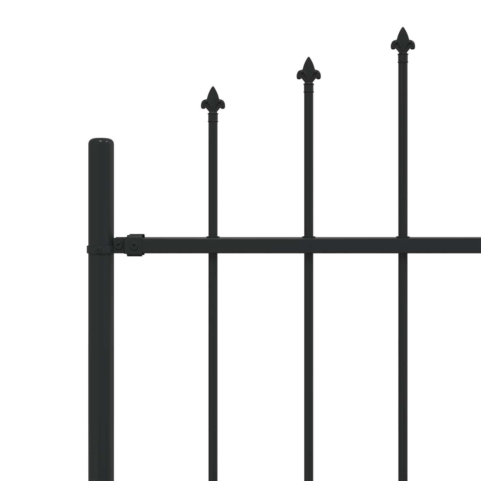 Spießzaun Asten Schwarz