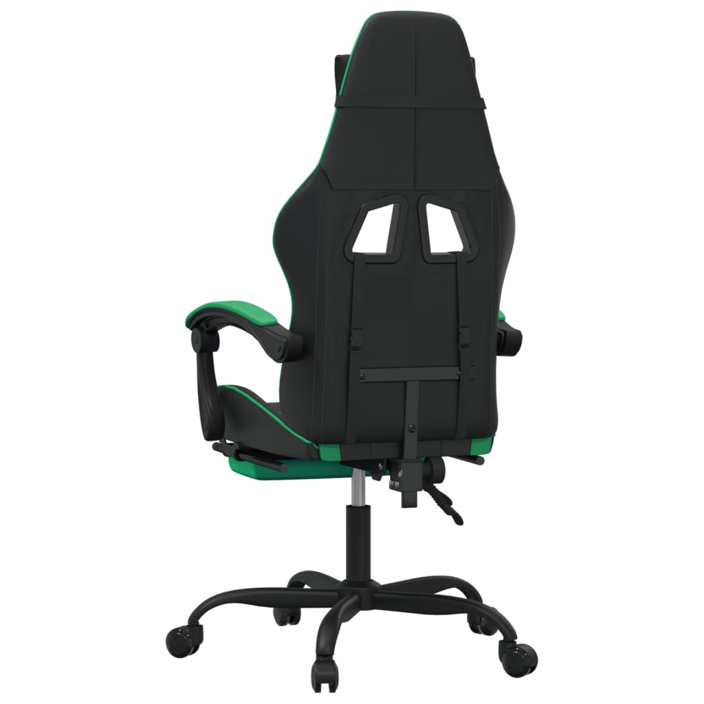 Gaming-Stuhl Drehbar Schwarz und Rot Kunstleder