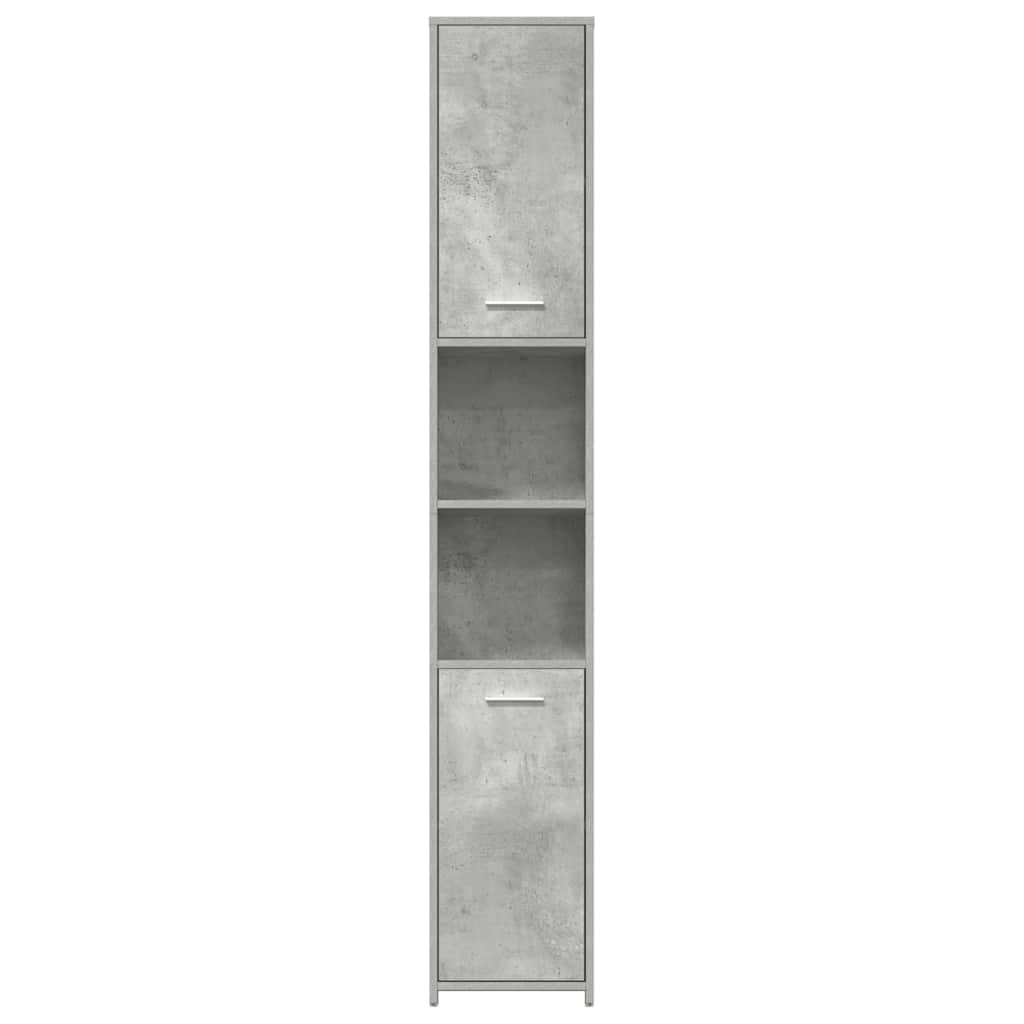 Badezimmerschrank Weiß 30x30x183,5 cm Holzwerkstoff