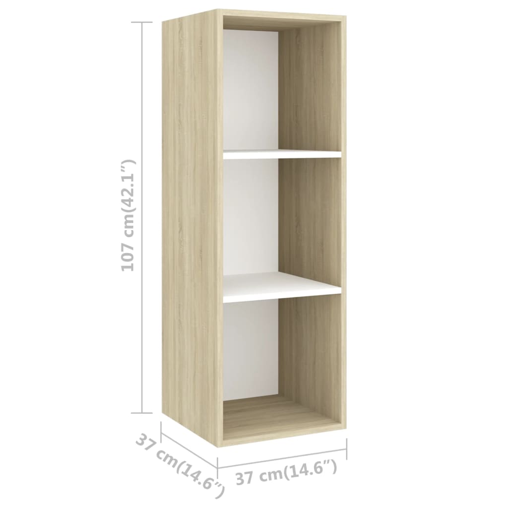 4-tlg. TV-Schrank-Set Weiß Holzwerkstoff