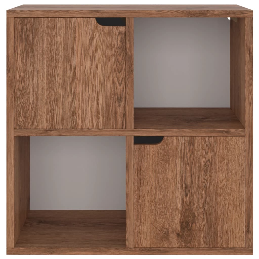 Bücherregal Grau Sonoma-Eiche 60x27,5x59,5 cm Holzwerkstoff