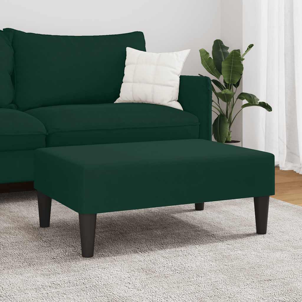 Fußhocker Blau 77x55x31 cm Samt