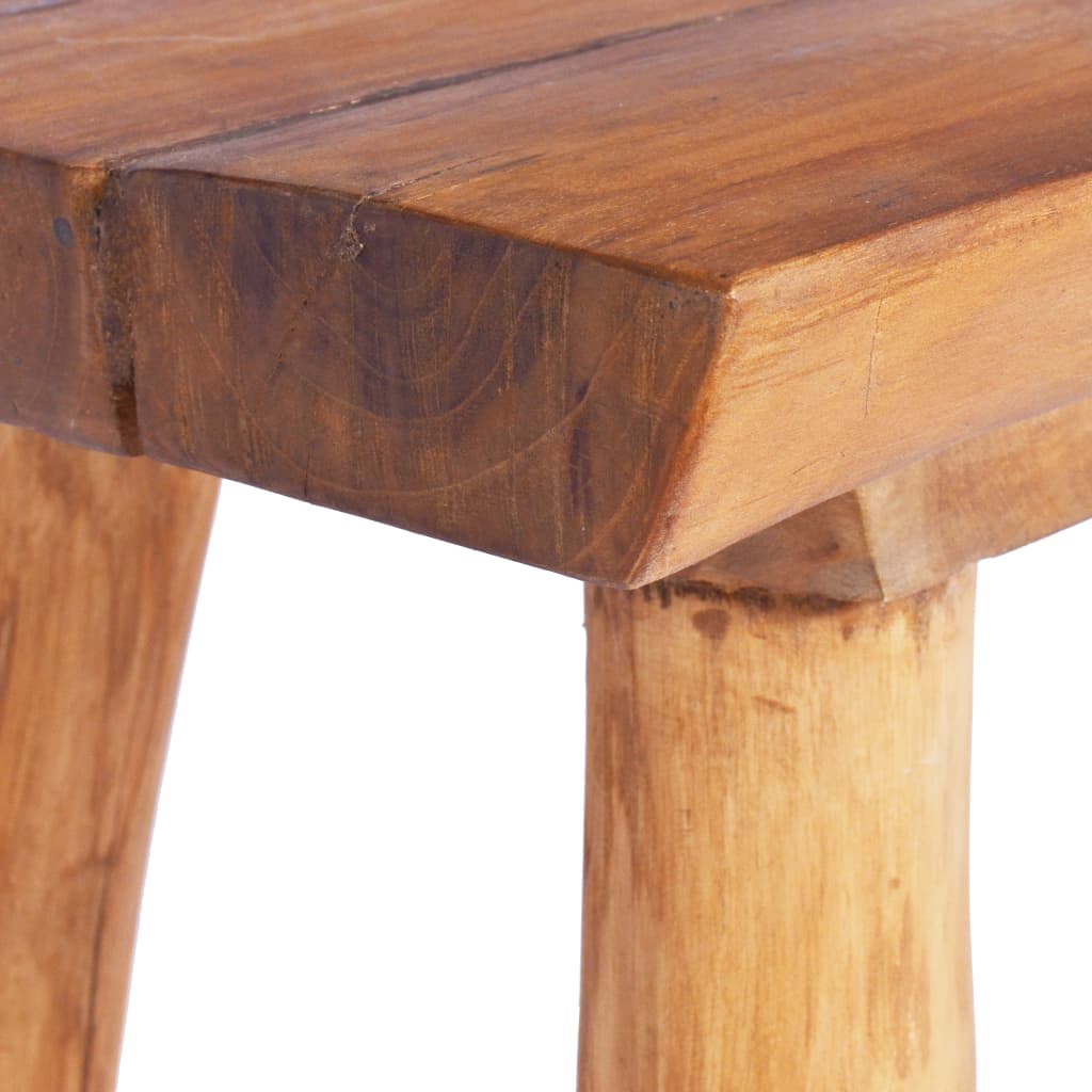 Gartenbank 120 cm Massivholz Teak