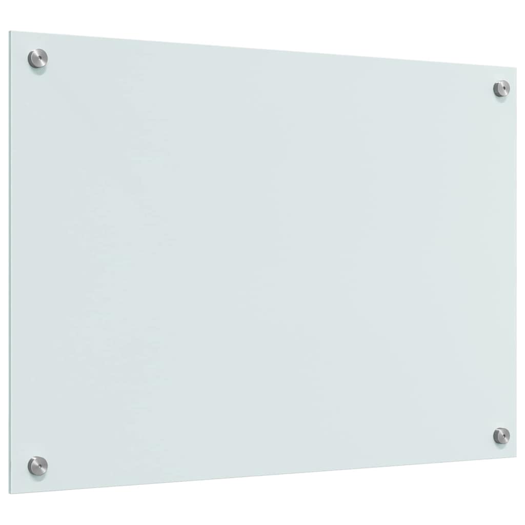 Küchenrückwand 2 pcs Weiß 70 x 40 cm Gehärtetes Glas