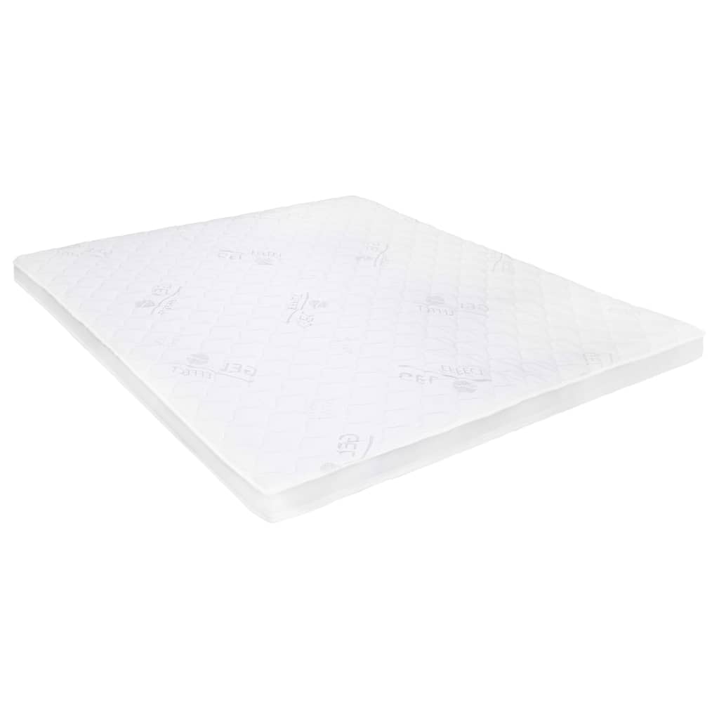 Matratzenauflage 80 x 200 cm Gelschaum 7 cm
