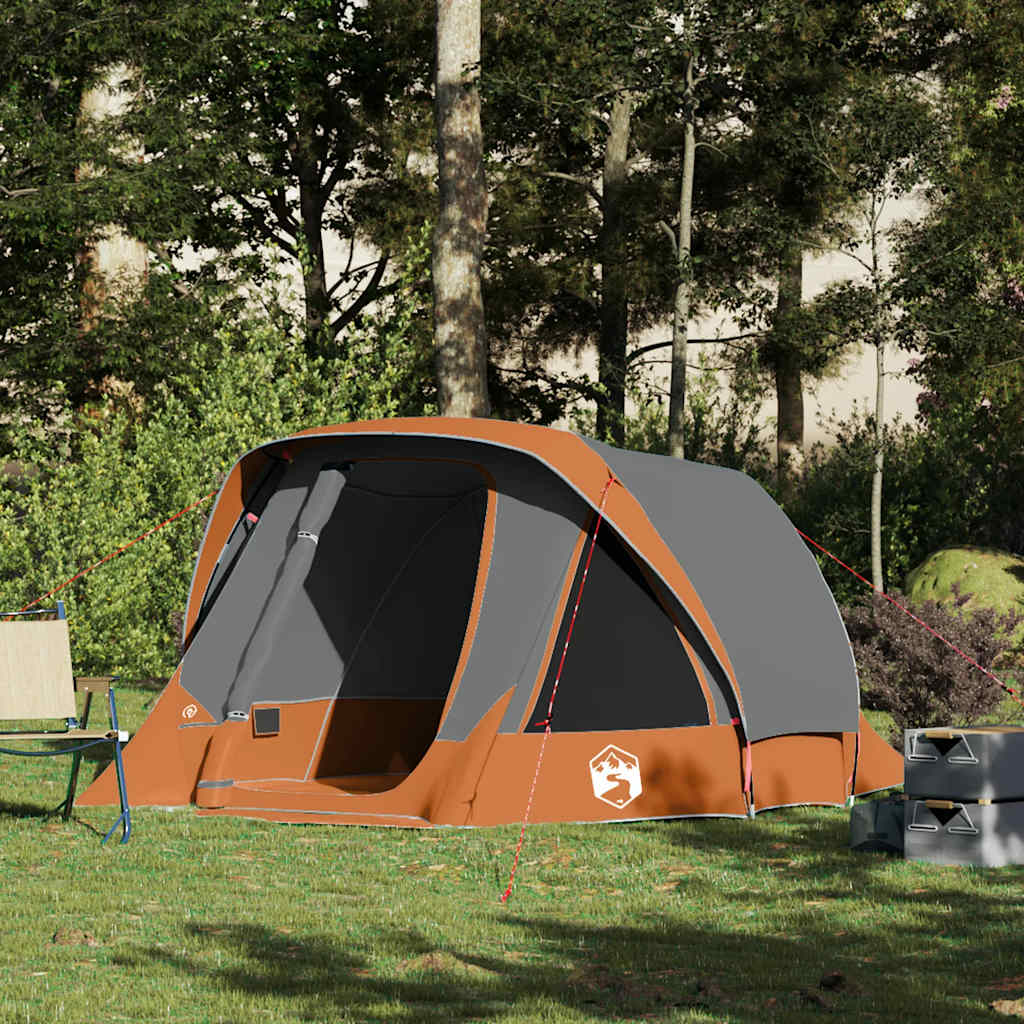Campingzelt 4 Personen Grün Wasserdicht