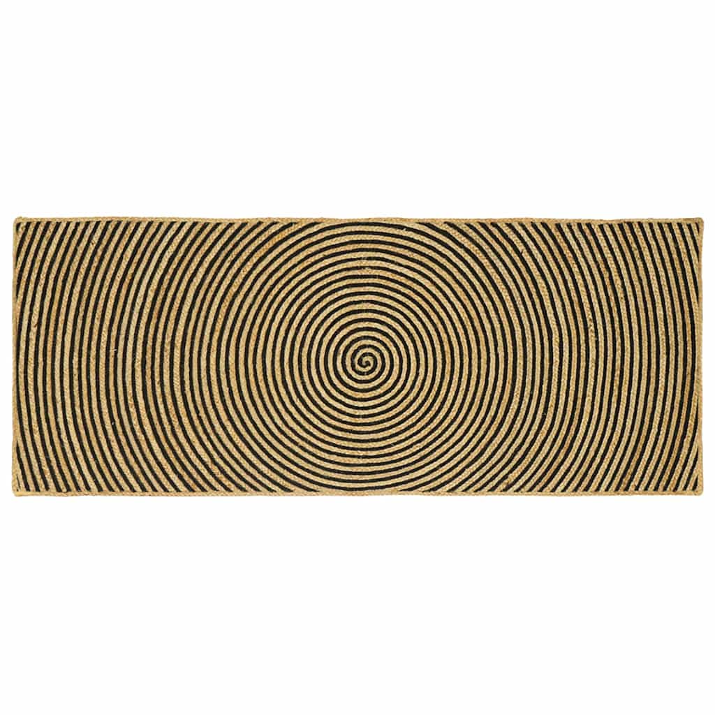 Bereichsteppiche Weiß 60 x 110 cm Jute