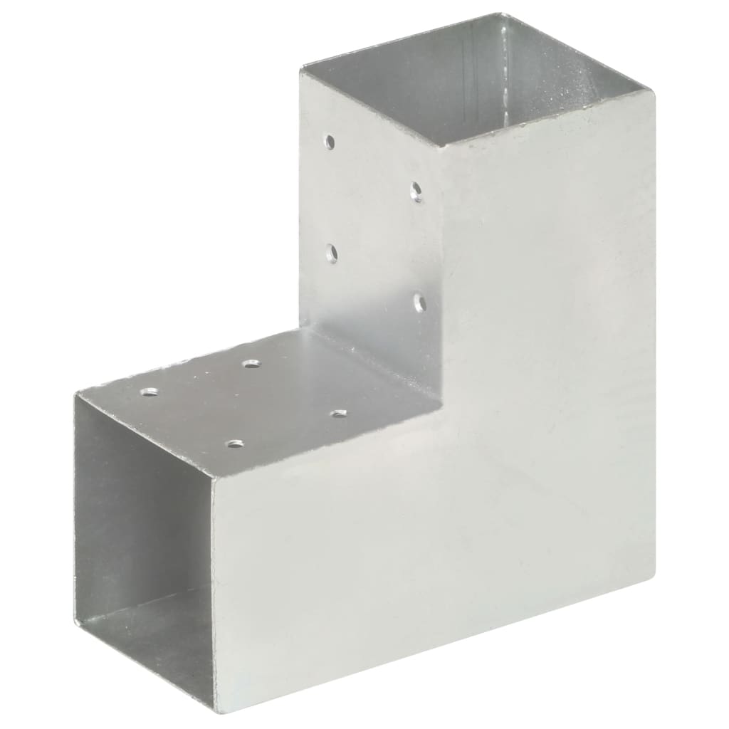 Pfostenverbinder L-Form Verzinktes Metall 71 x 71 mm