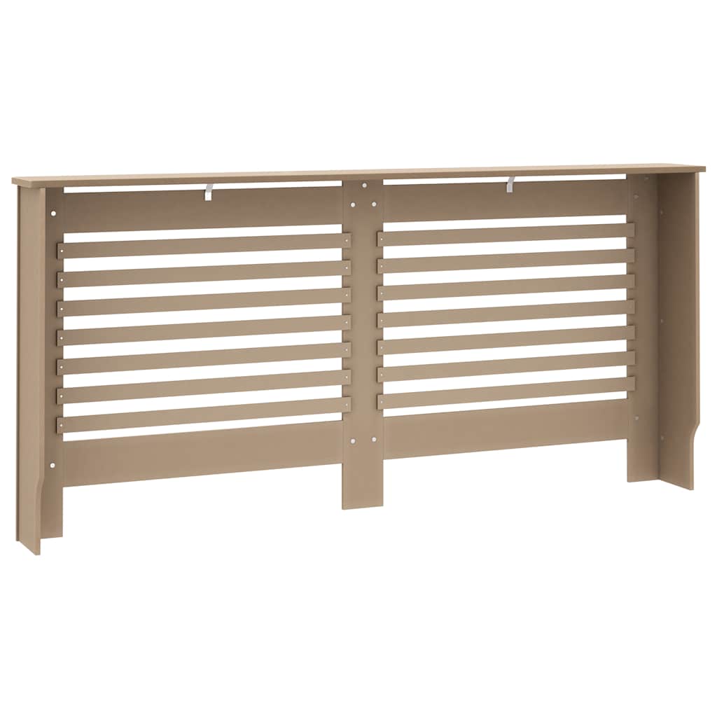 Heizkörperabdeckung Weiß 112×19×81,5 cm MDF