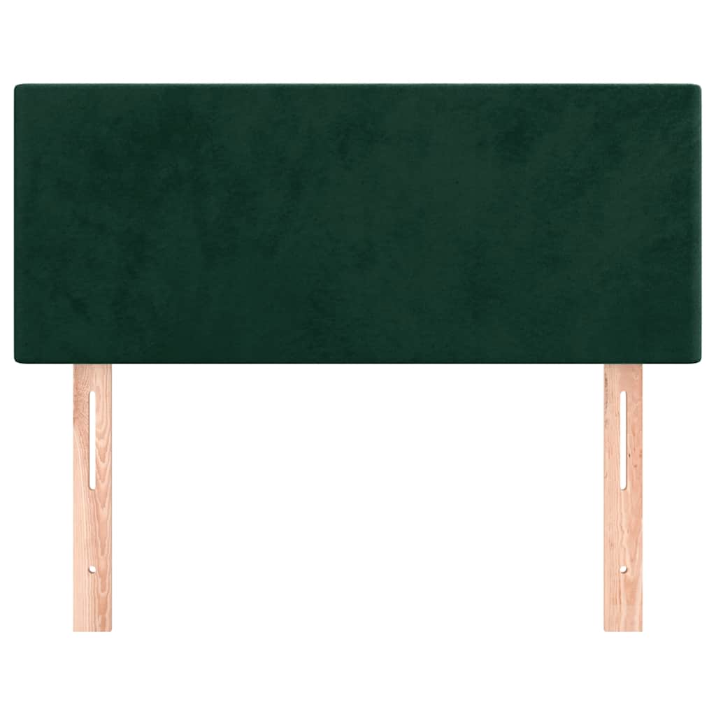 Kopfteil Hellgrau 80x5x118/128 cm Samt