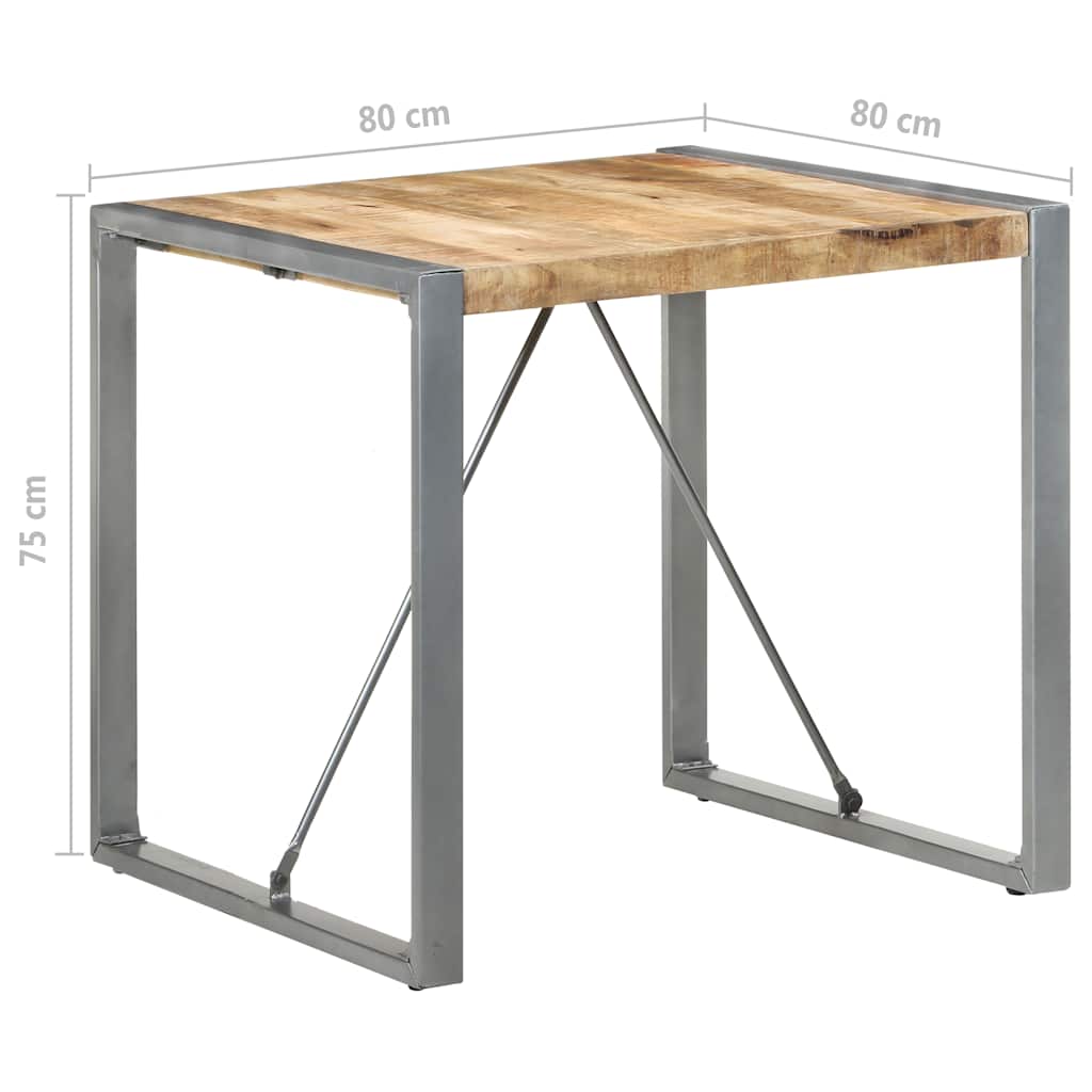 Esstisch 80x80x75 cm Massivholz