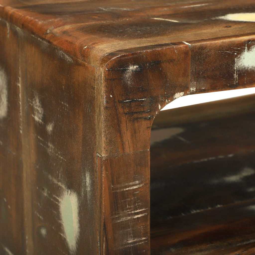 TV-Schränk mit Regal Braun 60 x 32 x 36 cm Massivholz Mango